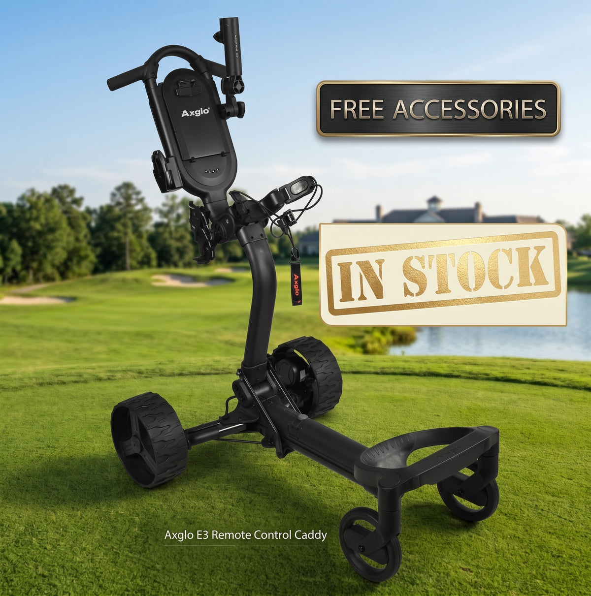Axglo E3 Remote Electric Golf Caddy