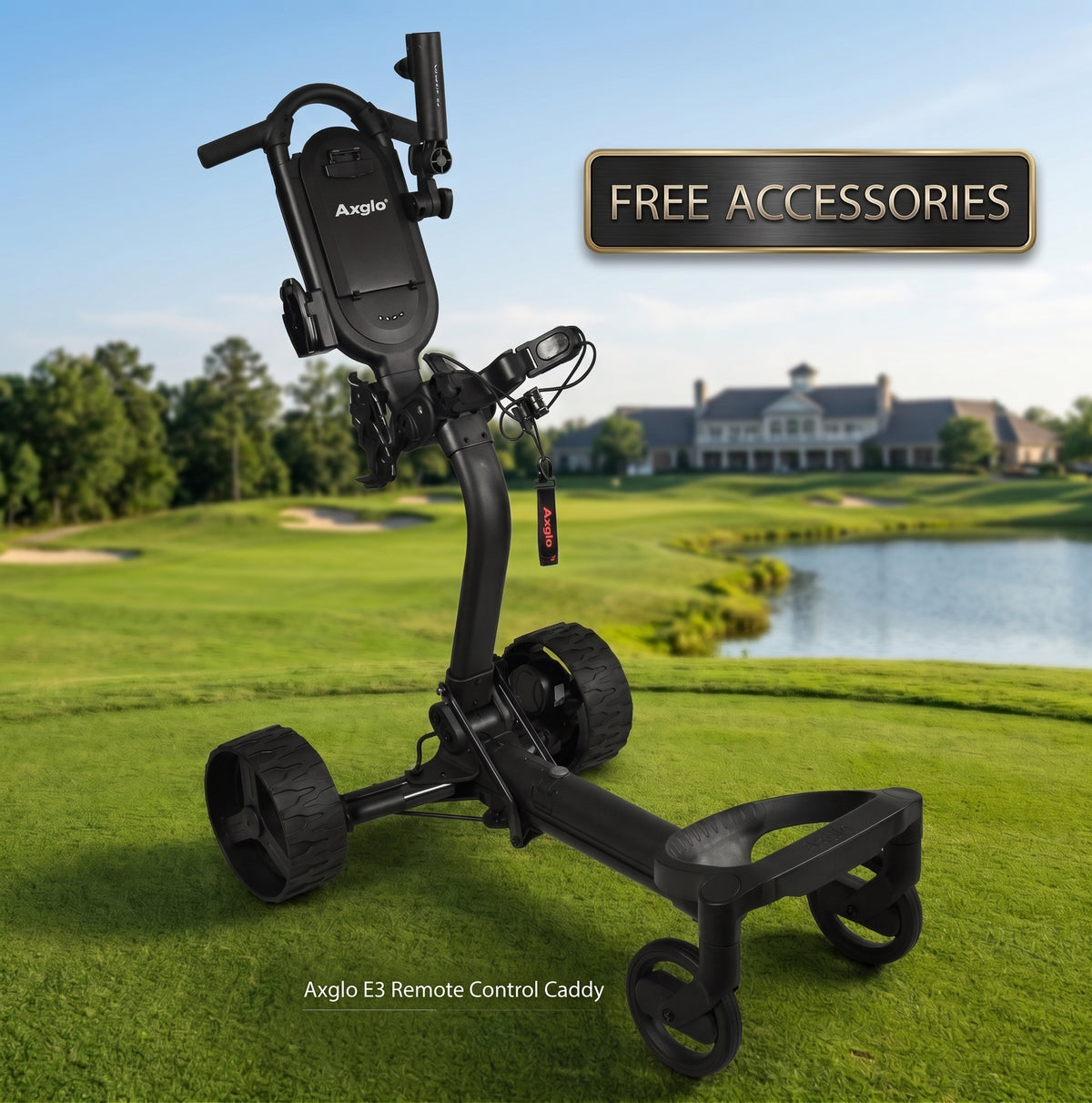 Axglo E3 Remote Electric Golf Caddy