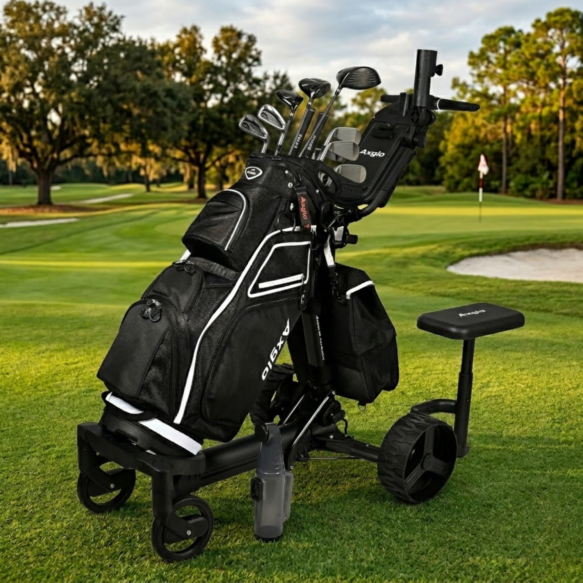 Axglo E5 Par Assist Remote (Non-Follow) Electric Golf Caddy