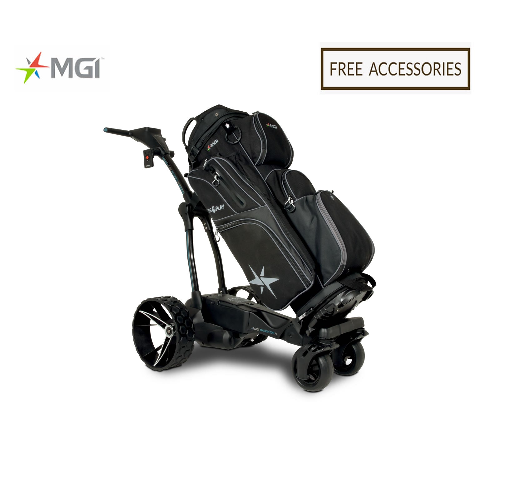 MGI Ai Navigator GPS+ Lithium Remote Control Golf Caddy