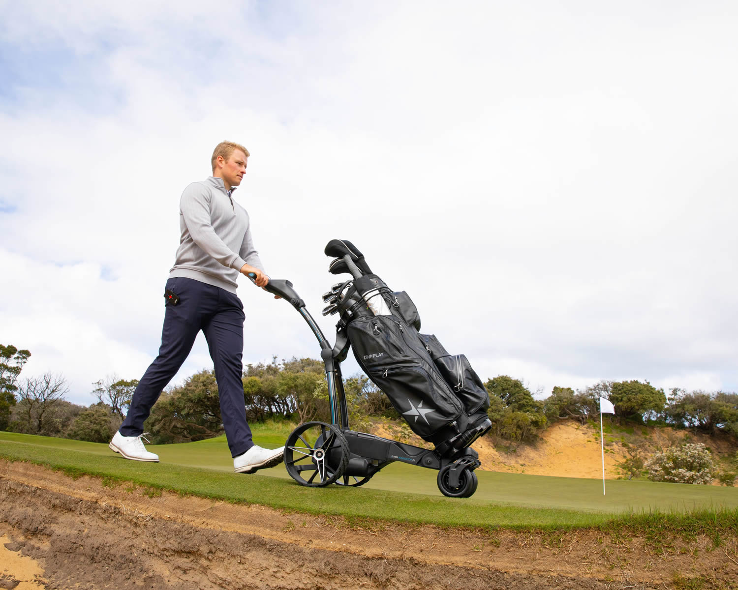 MGI Ai Navigator GPS+ Lithium Remote Control Golf Caddy