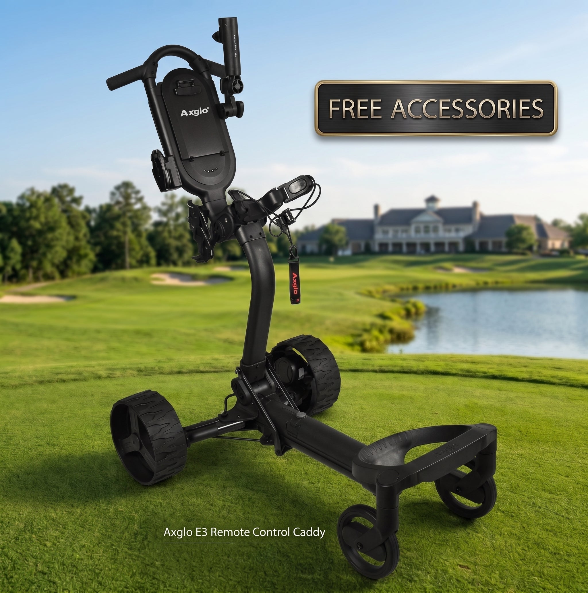 Axglo E3 Remote Electric Golf Caddy