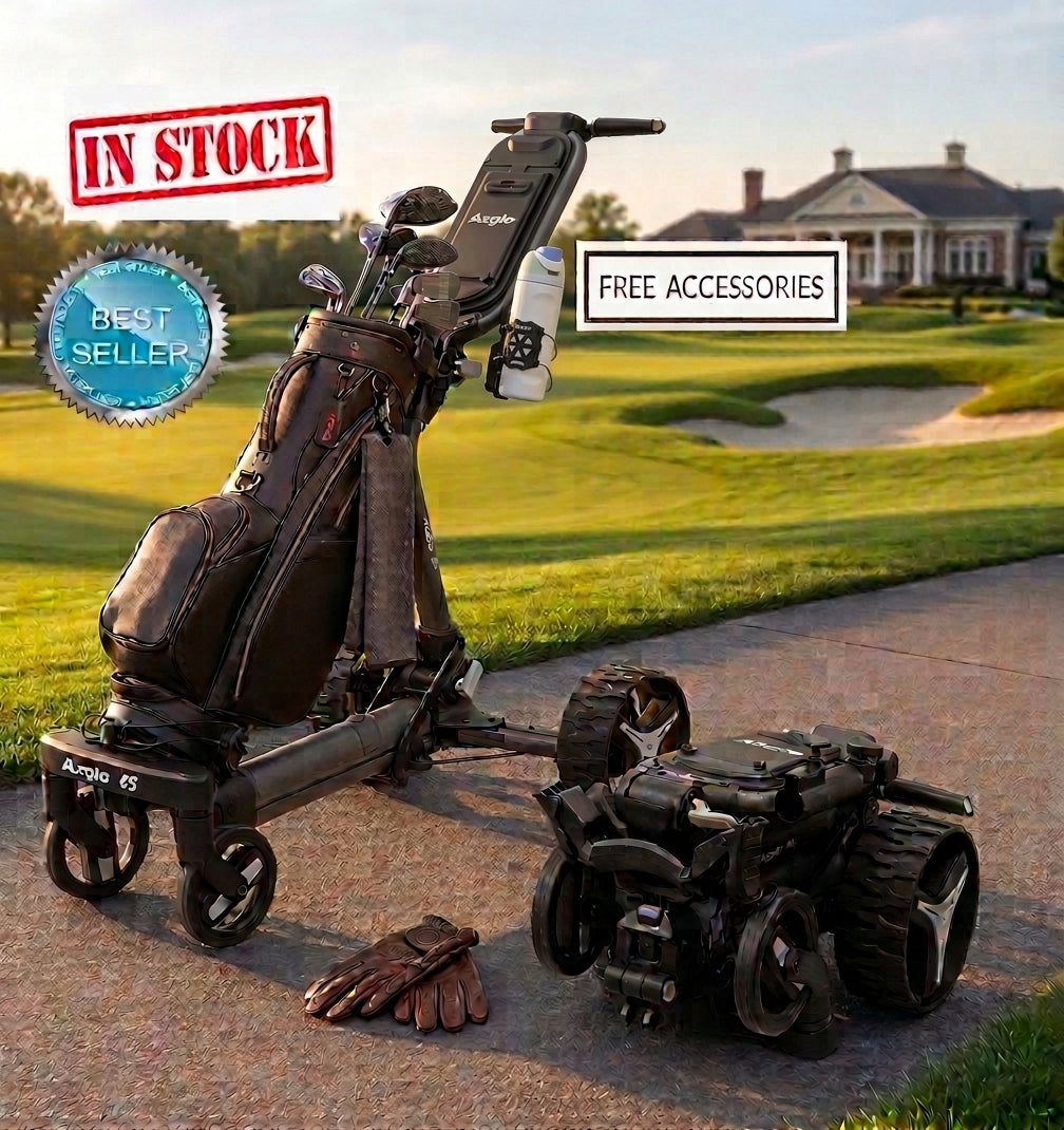 Axglo E5 Follow/Remote Electric Golf Caddy