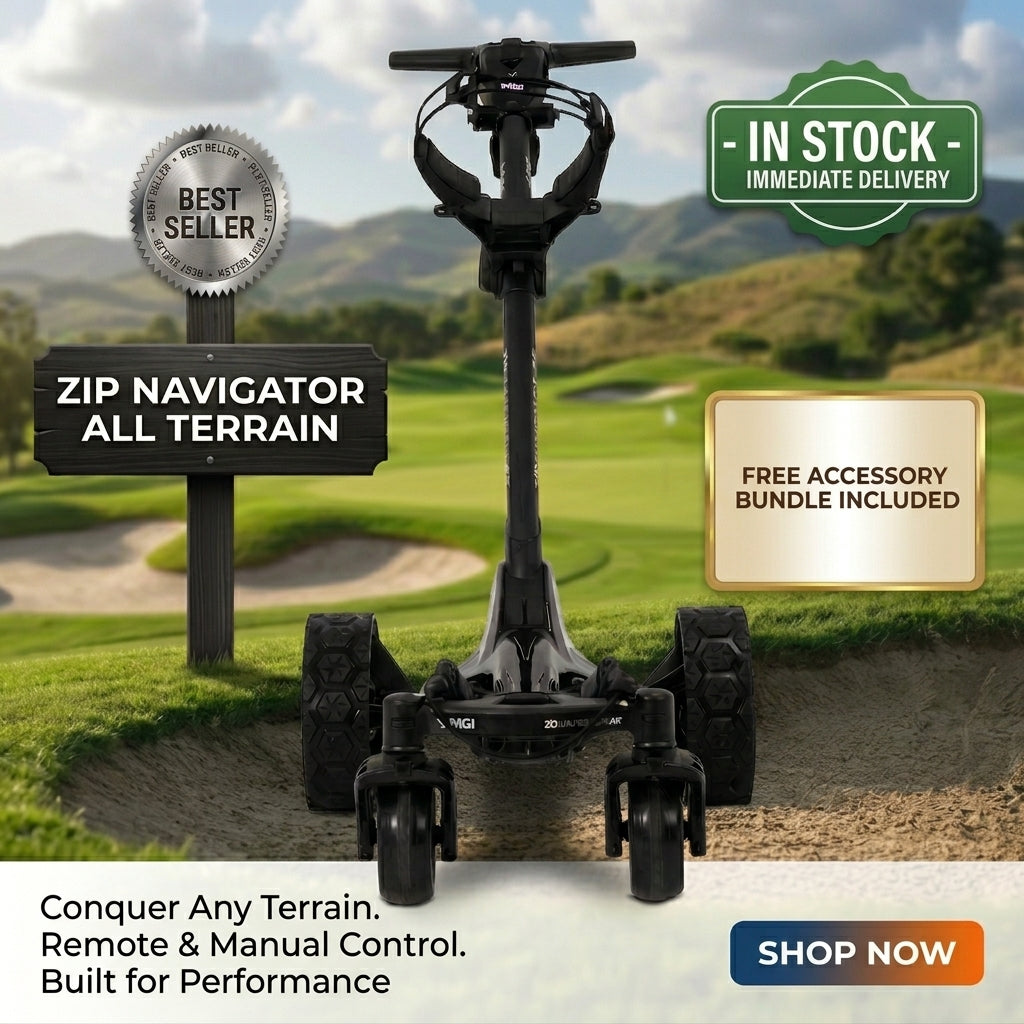 MGI Zip Navigator AT (All Terrain) Lithium Remote Control Golf Caddy