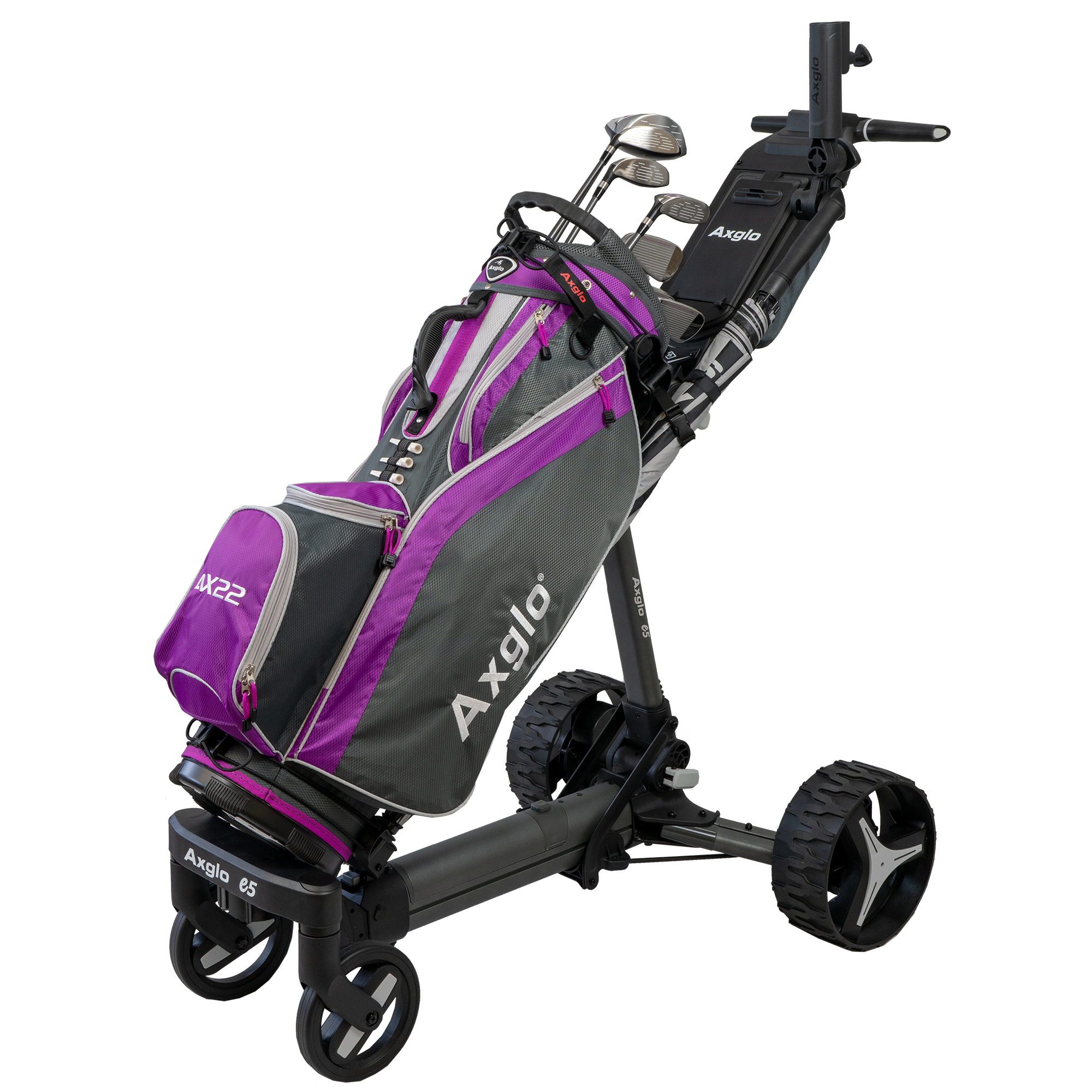 Axglo E5 Follow/Remote Electric Golf Caddy