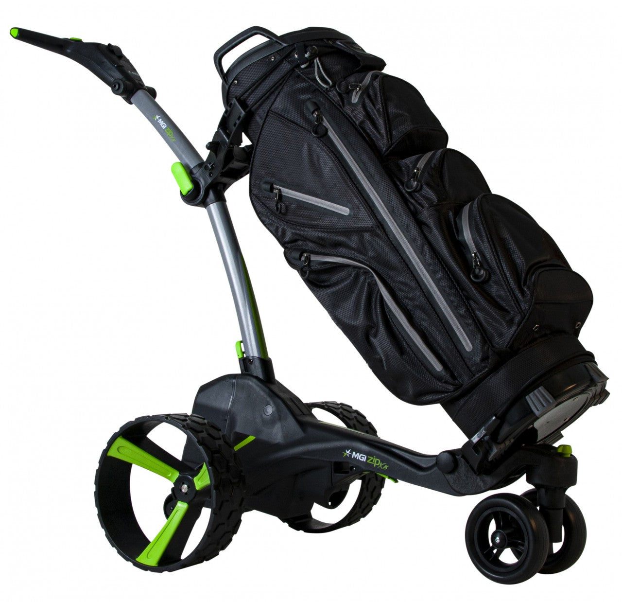 MGI Zip X5 Lithium Electric Golf Caddy with Braking System